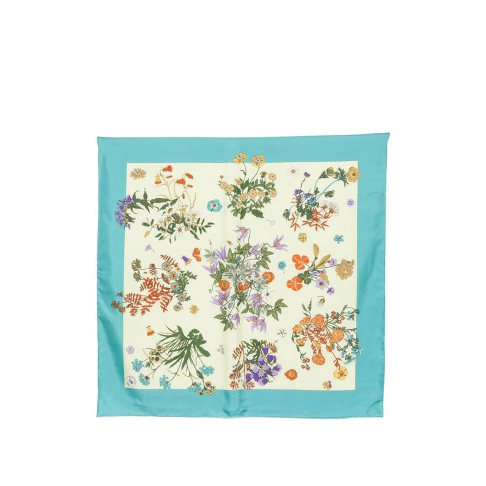Mantero Blue Scarves Women